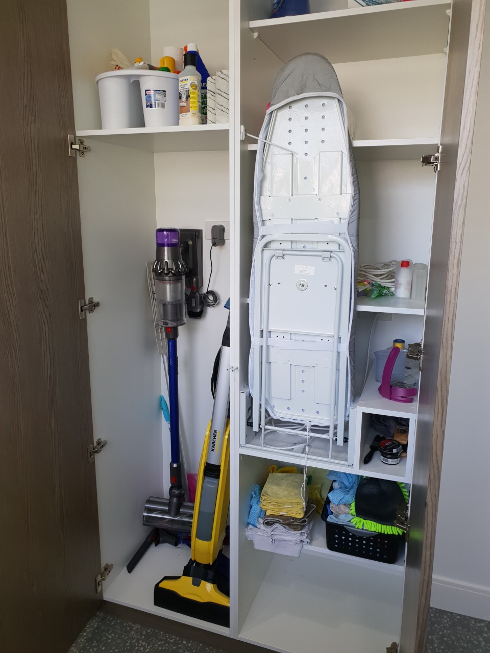 iron board cupboard